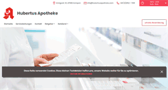 Desktop Screenshot of hubertus-apotheke-kempen.de
